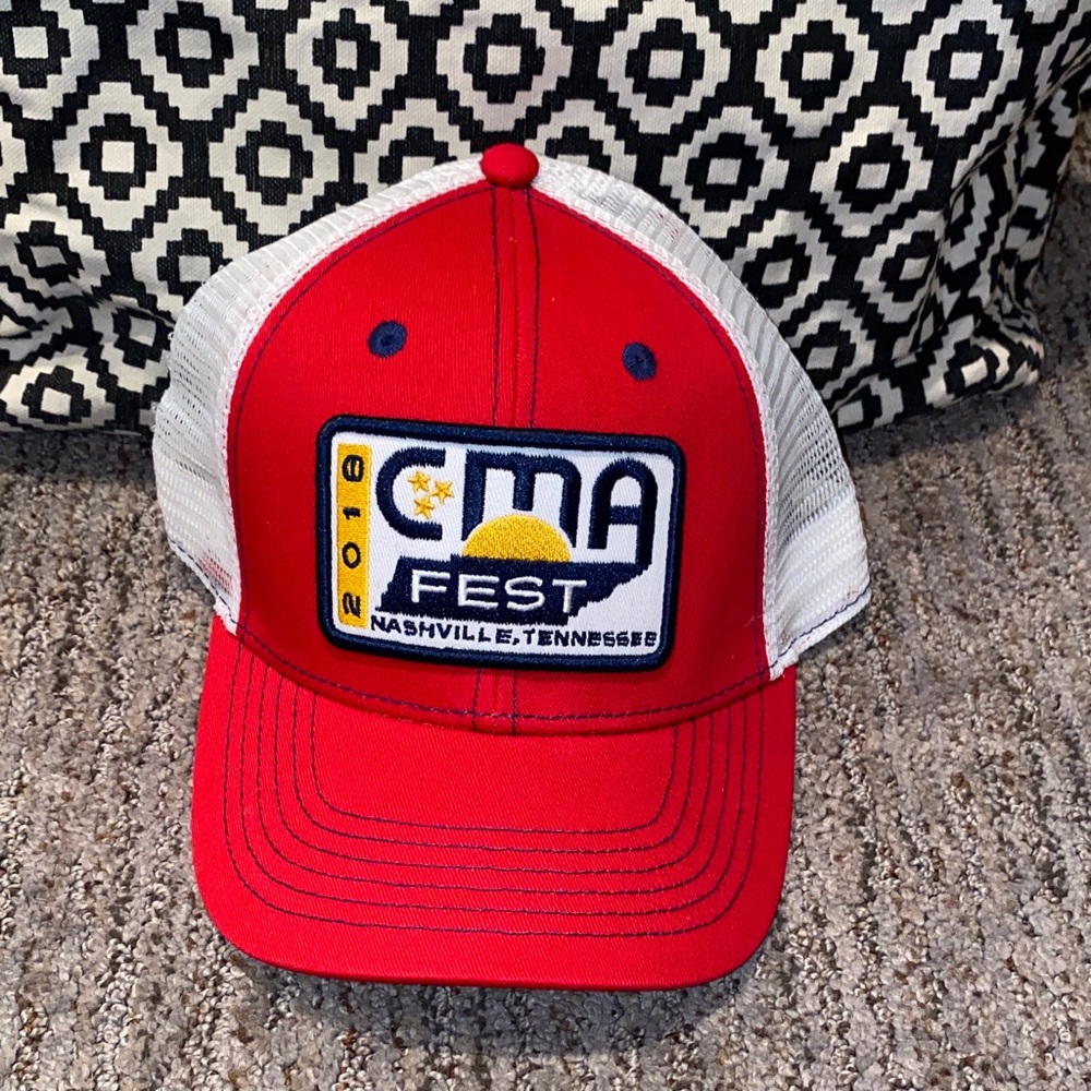 CMA Fest 2018 Red Trucker Hat